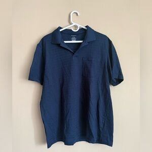 Van Heusen Flex XL Blue Polo Shirt Golf Vacation